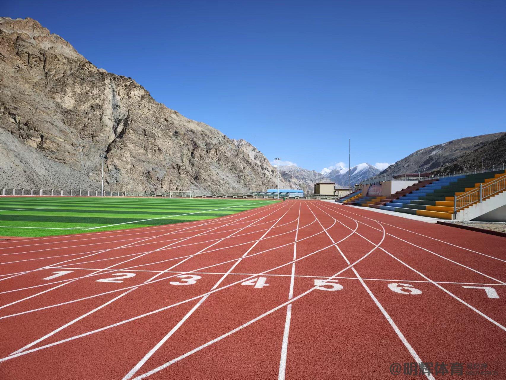 关于透气型塑胶跑道材料配比